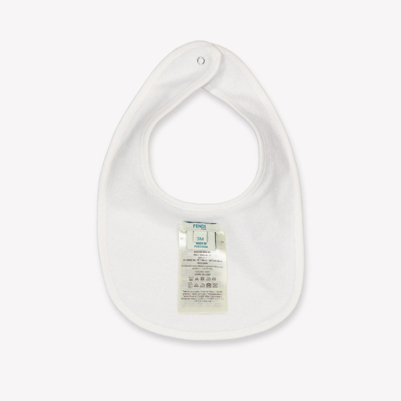 Fendi Baby Unisex Playsuit In Light Blue