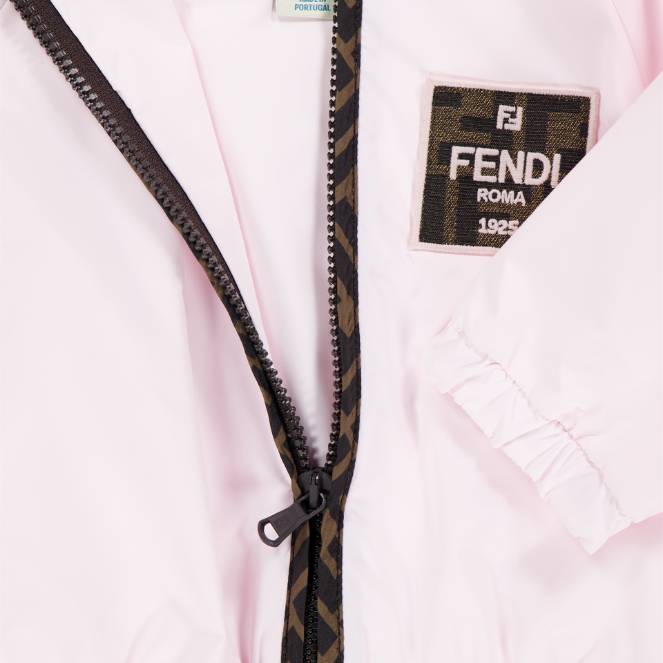 Fendi Baby Girls Summer jacket In Pink
