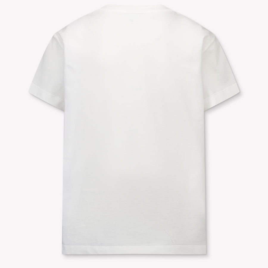 Fendi Kids Unisex T-Shirt In White