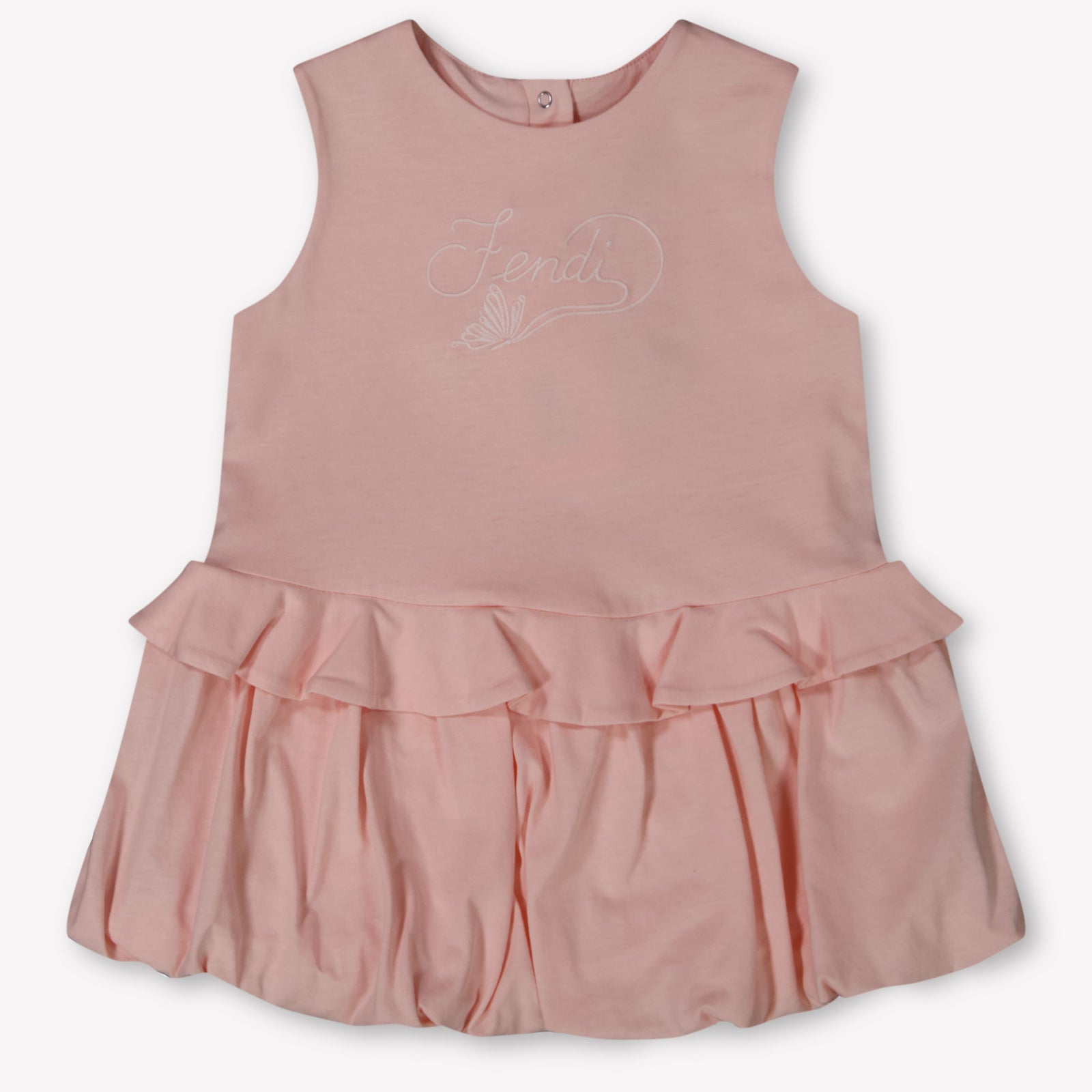 Fendi Baby Meisjes Jurk In Licht Roze