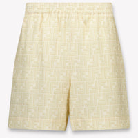 Fendi Kinder Jongens Shorts In Licht Beige