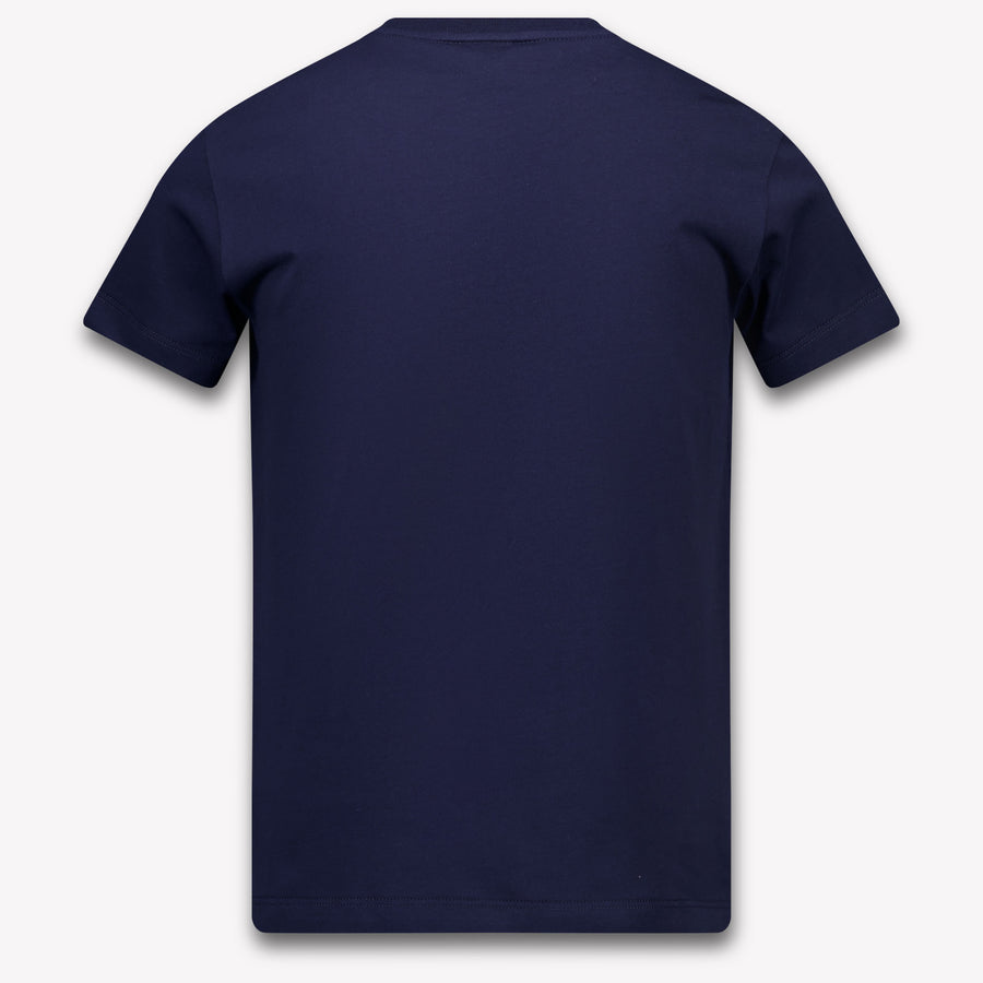 Fendi Kinder Jongens T-Shirt In Navy
