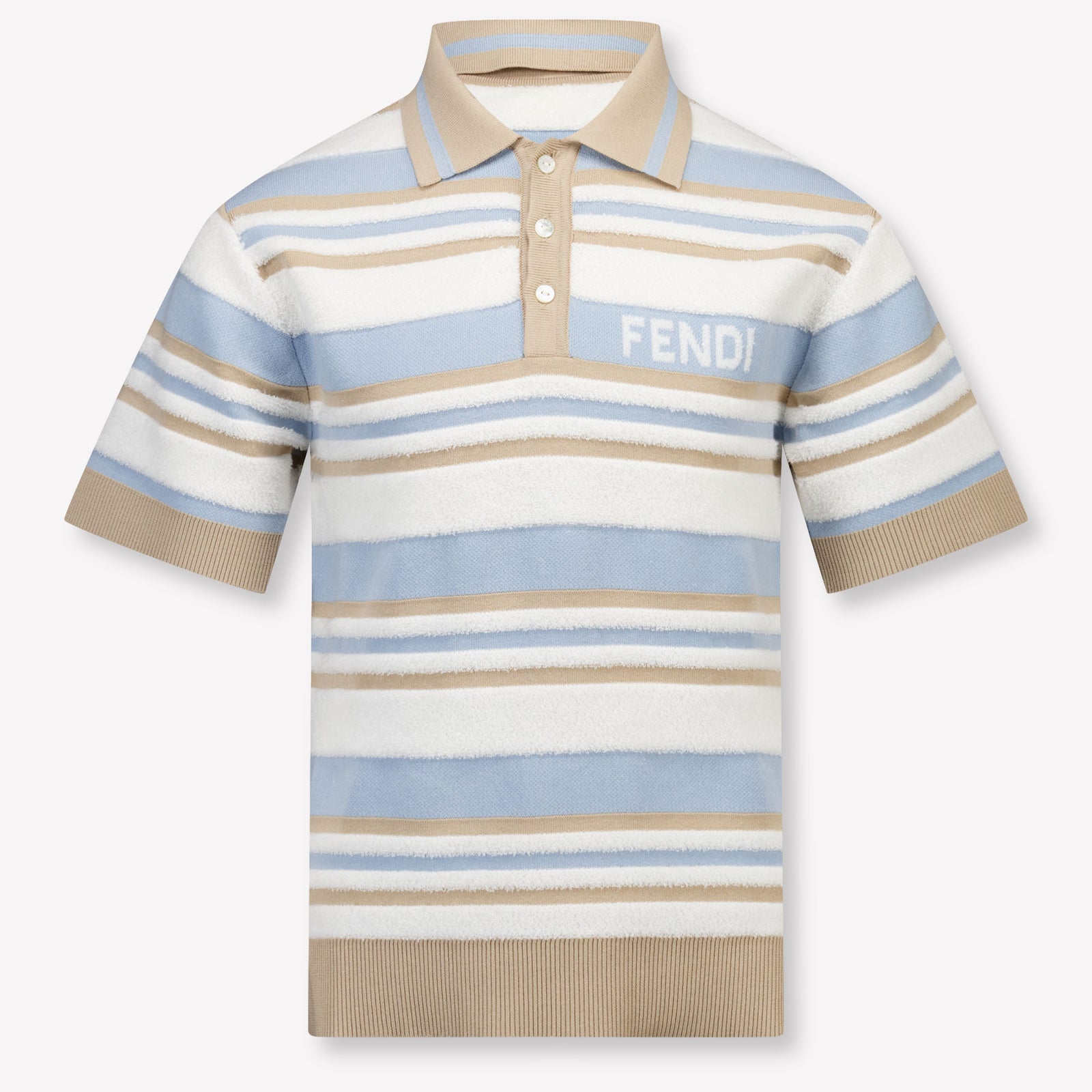 Fendi Kinder Jongens Polo In Licht Blauw