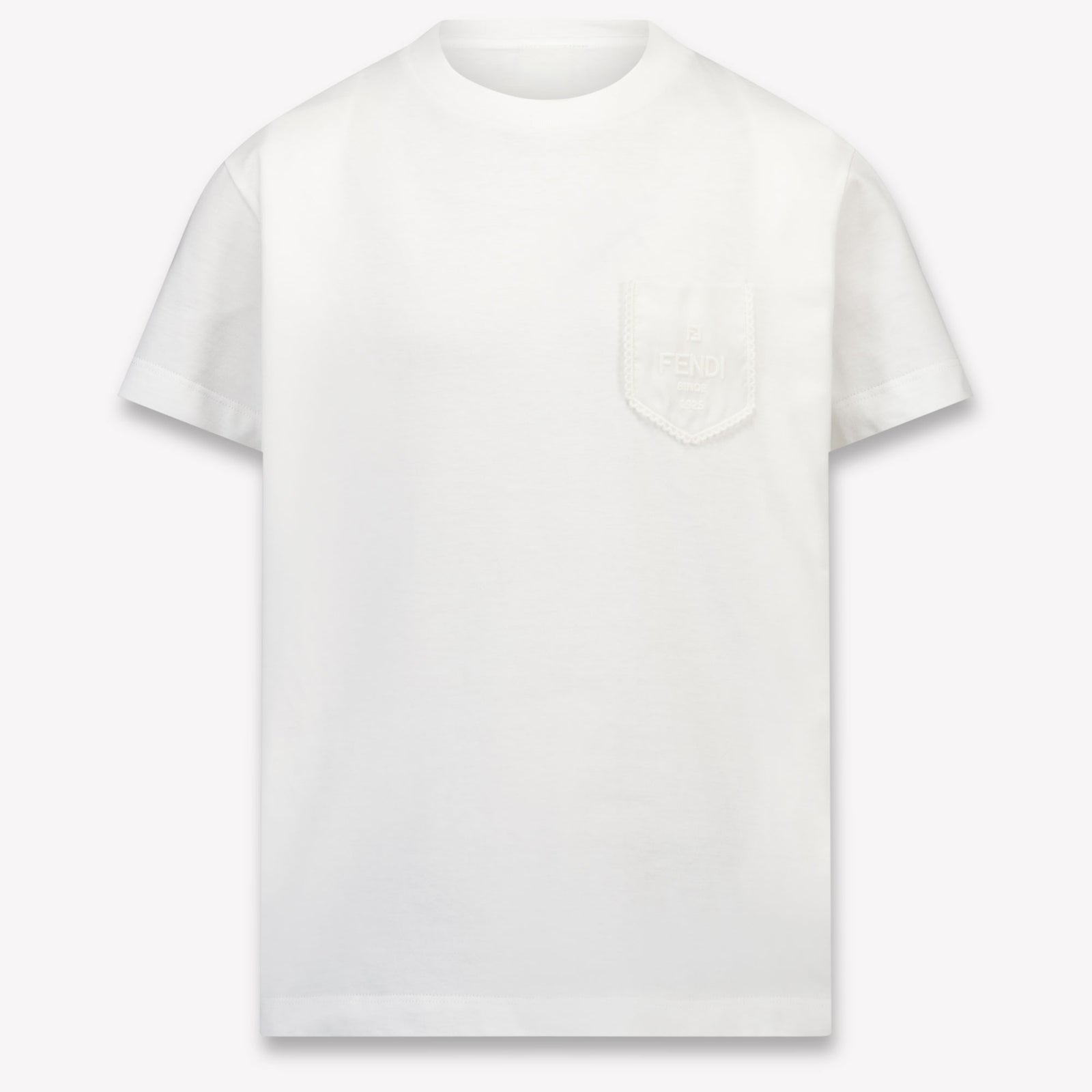 Fendi Kids Girls T-Shirt In White