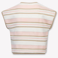 Fendi Kinder Meisjes T-Shirt In Licht Roze