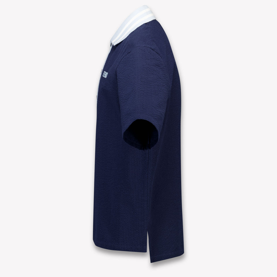Fendi Kinder Jongens Polo In Navy
