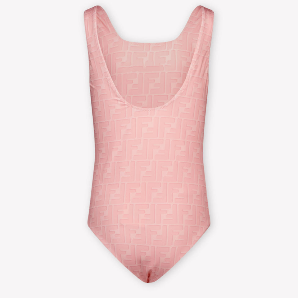 Fendi Kinder Meisjes Zwemkleding In Licht Roze