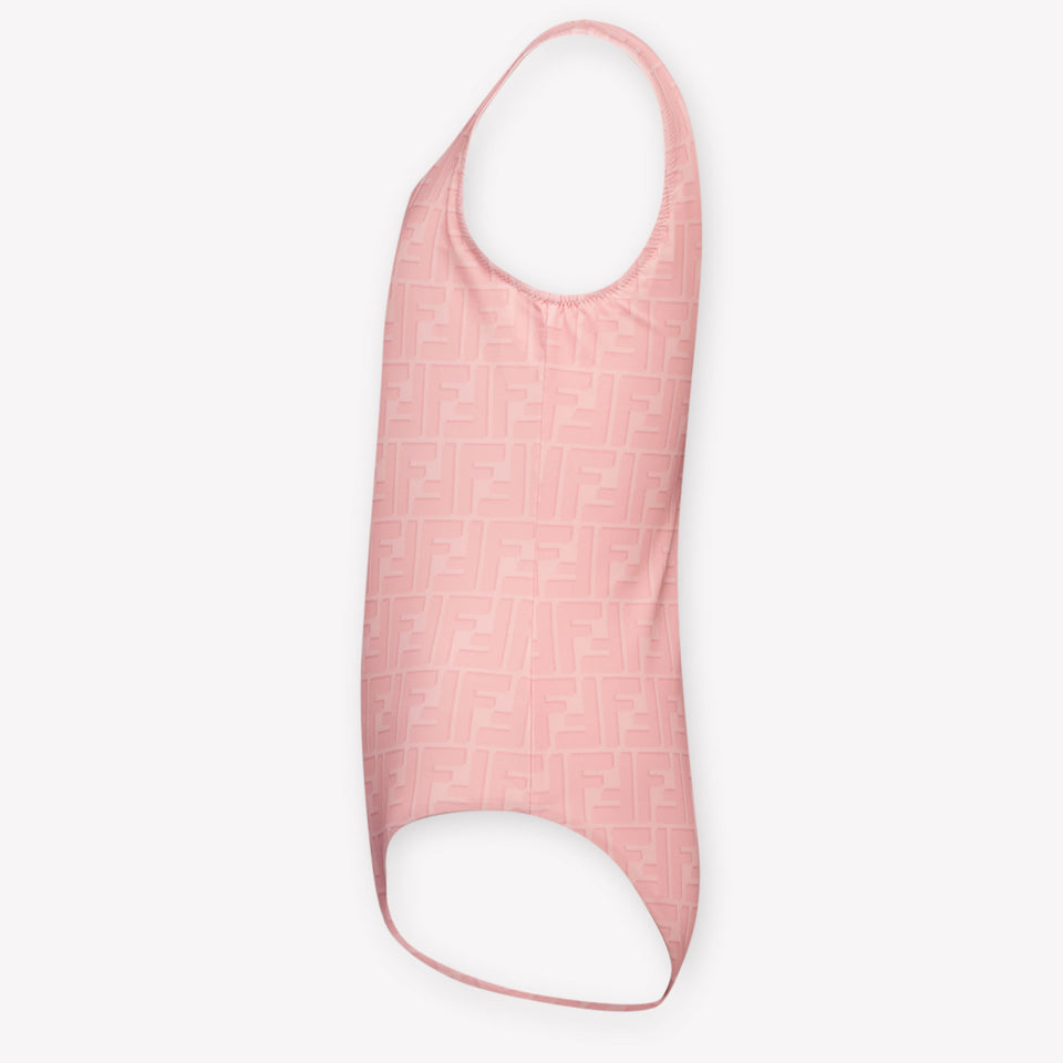 Fendi Kinder Meisjes Zwemkleding In Licht Roze