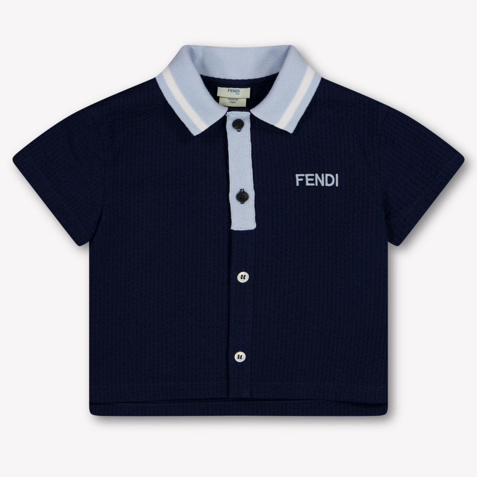Fendi Baby Jongens Polo In Navy