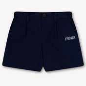 Fendi Baby Jongens Shorts In Navy