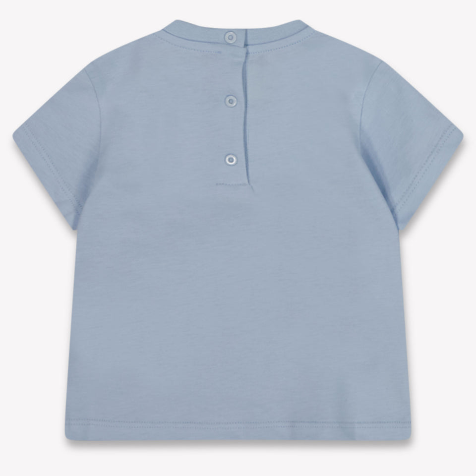 Fendi Baby Jongens T-Shirt In Licht Blauw