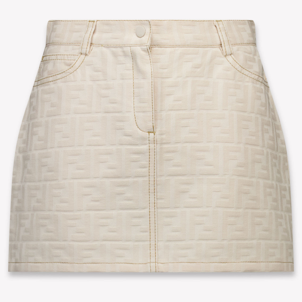 Fendi Kinder Meisjes Rokje In Licht Beige