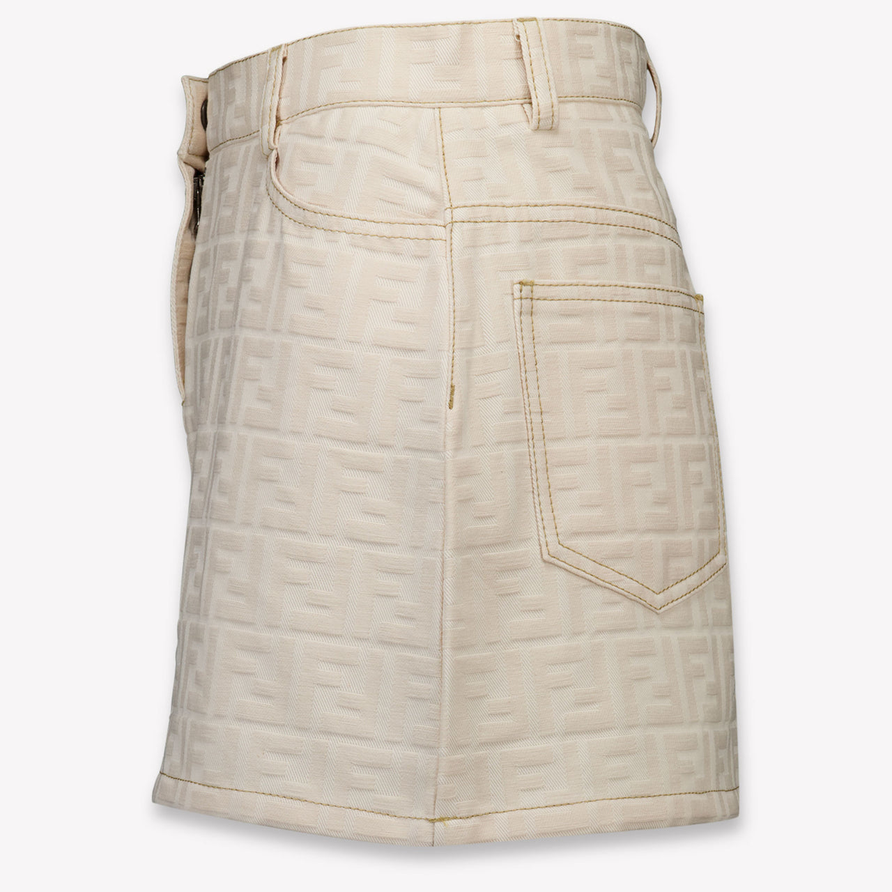 Fendi Kinder Meisjes Rokje In Licht Beige