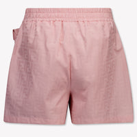 Fendi Kinder Meisjes Shorts In Licht Roze