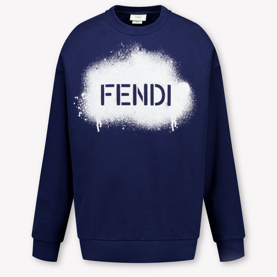 Fendi Kinder Jongens Trui In Navy