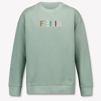 Fendi Unisex Kids Sweater in Green