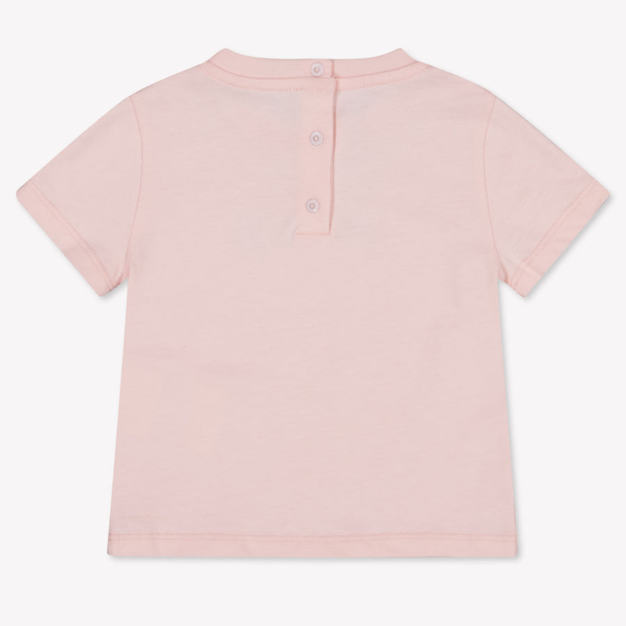 Fendi Baby Unisex T-Shirt In Light Pink