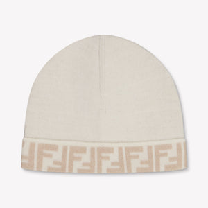Fendi Kinder Meisjes Muts In Off White