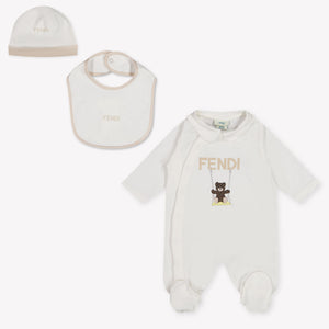 Fendi Baby Unisex Boxpakje In Wit
