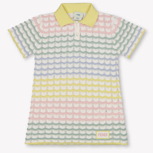 Fendi Baby Girls Dress In Light Pink