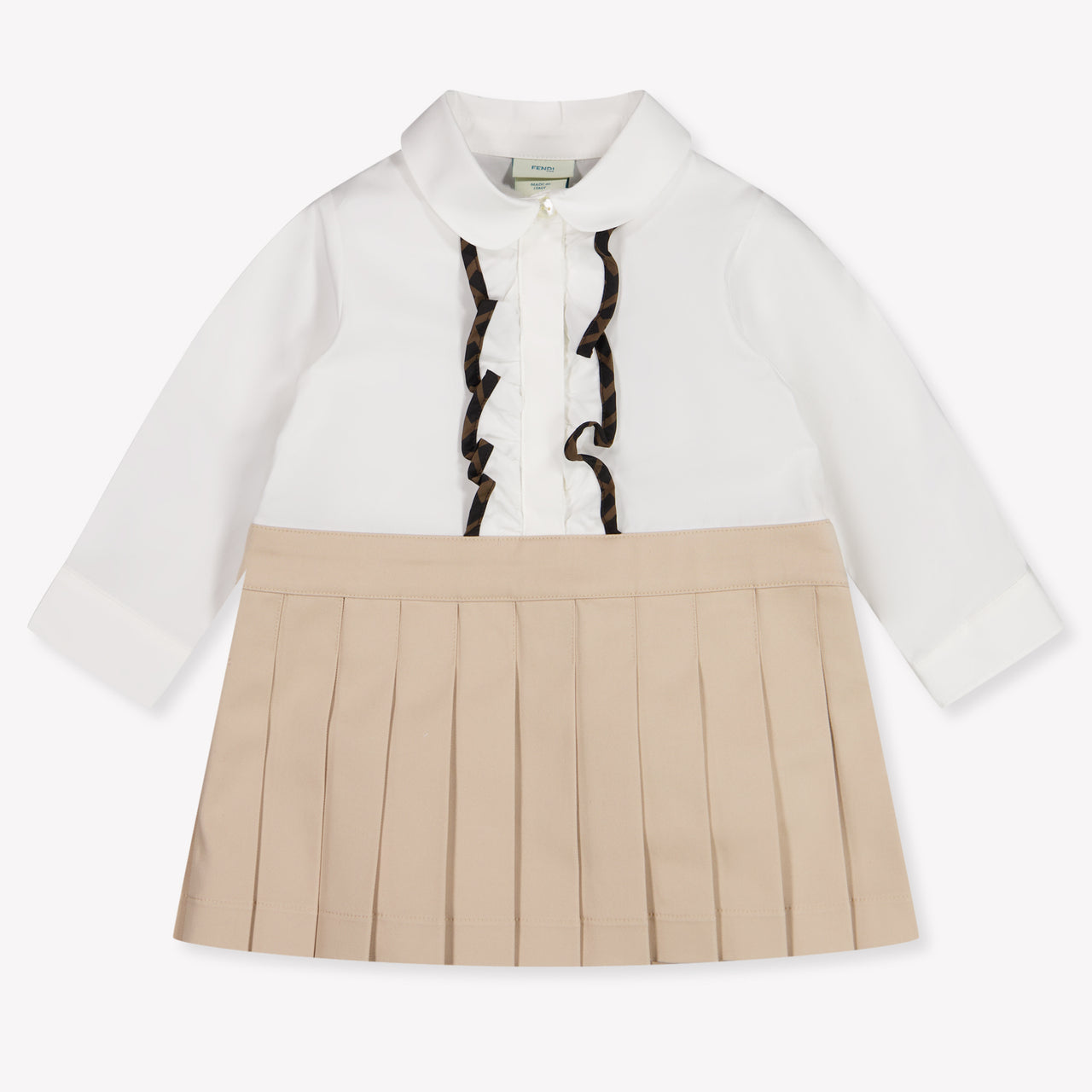 Fendi Baby Jongens Jurk In Beige