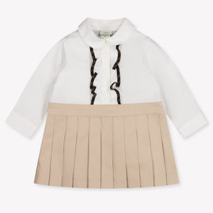 Fendi Baby Jongens Jurk In Beige