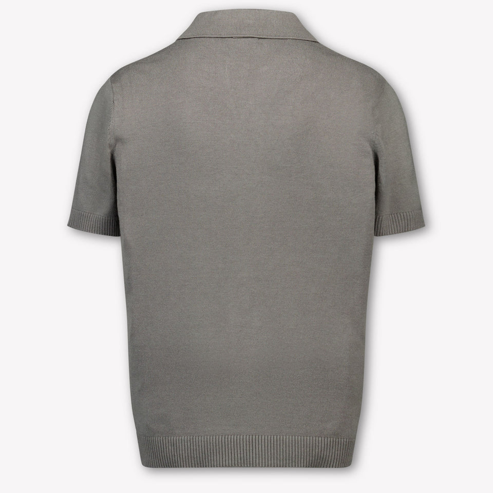 Antony Morato Kids Boys Polo In Olive Green