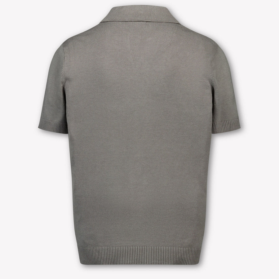 Antony Morato Kids Boys Polo In Olive Green