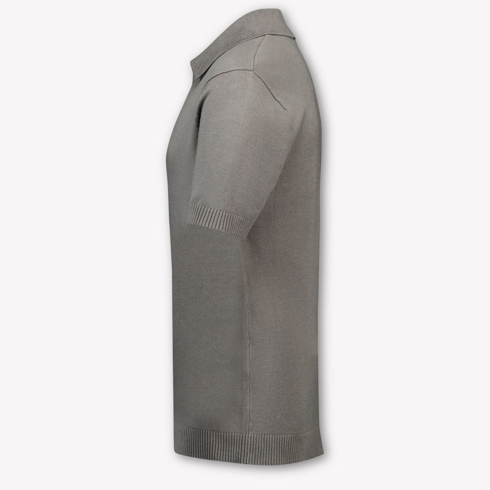 Antony Morato Kids Boys Polo In Olive Green