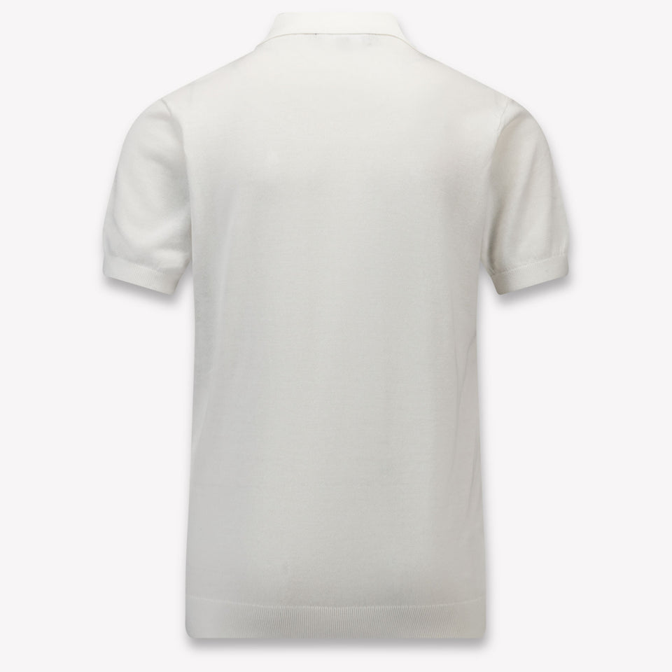 Antony Morato Kids Boys Polo In OffWhite