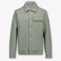 Antony Morato Kids Boys Cardigan In Olive Green