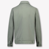 Antony Morato Kids Boys Cardigan In Olive Green