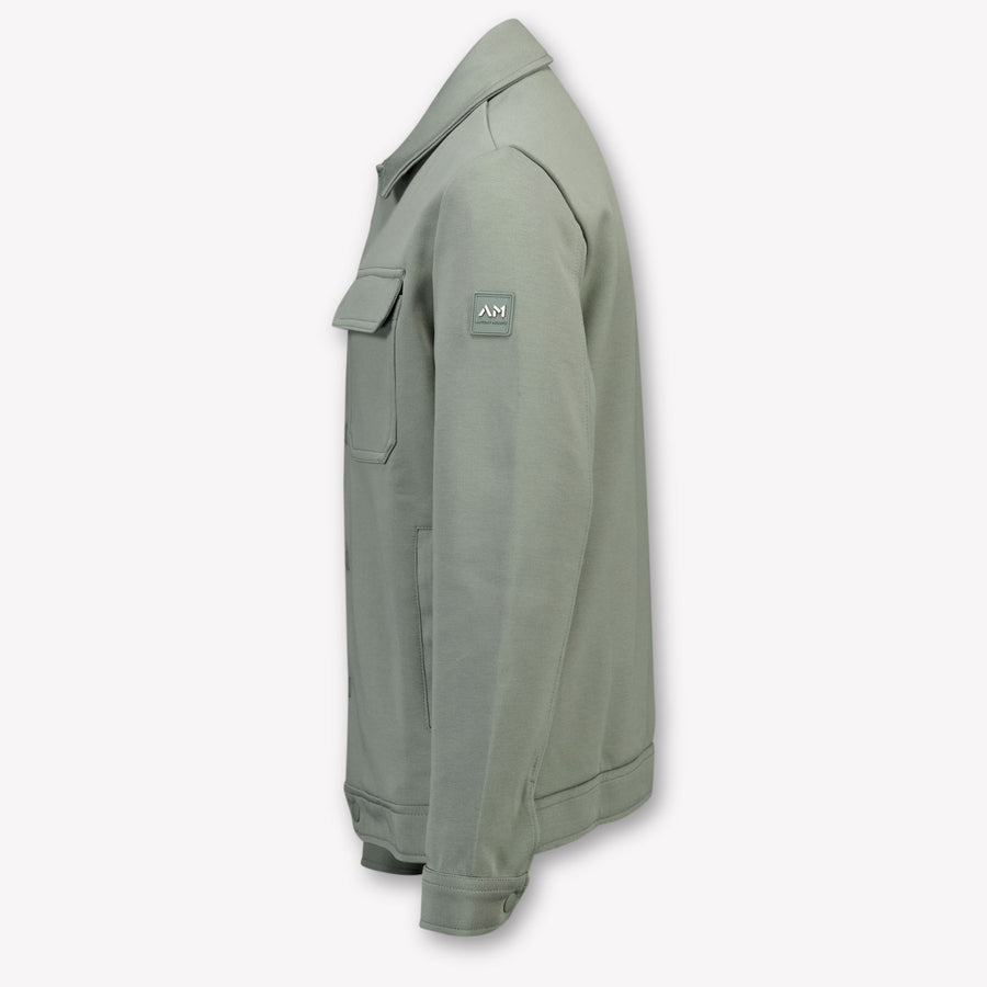 Antony Morato Kids Boys Cardigan In Olive Green