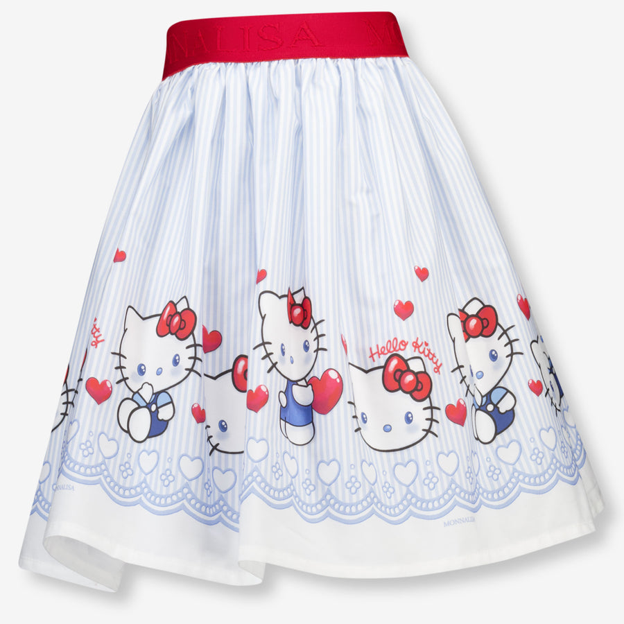 MonnaLisa Kinder Meisjes Rokje In Licht Blauw