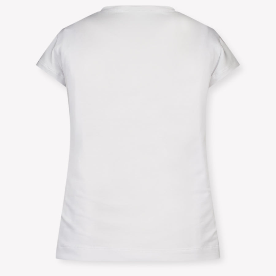 MonnaLisa Kinder Meisjes T-Shirt In Wit