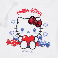 MonnaLisa Kinder Meisjes T-Shirt In Wit