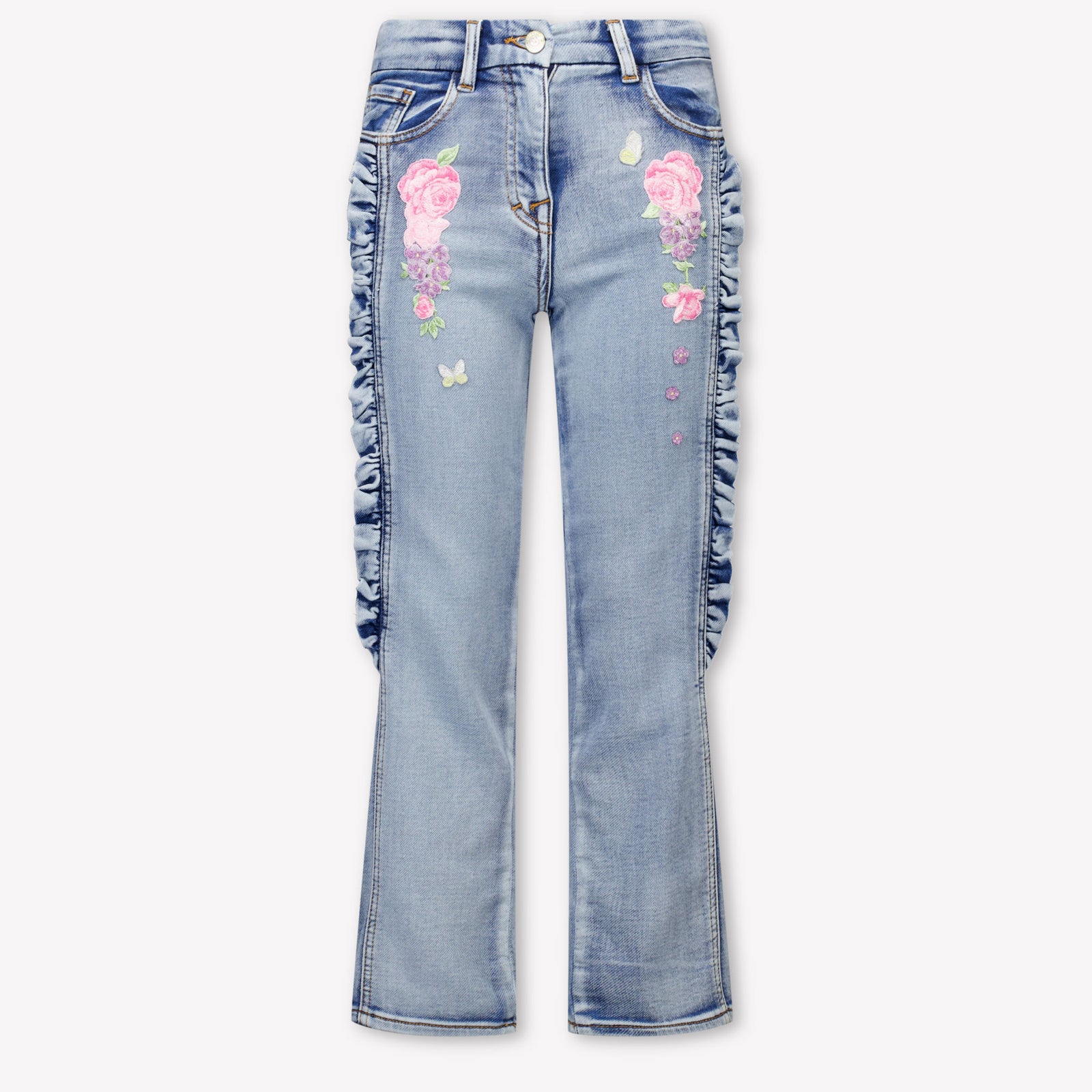 MonnaLisa Kinder Meisjes Jeans In Blauw