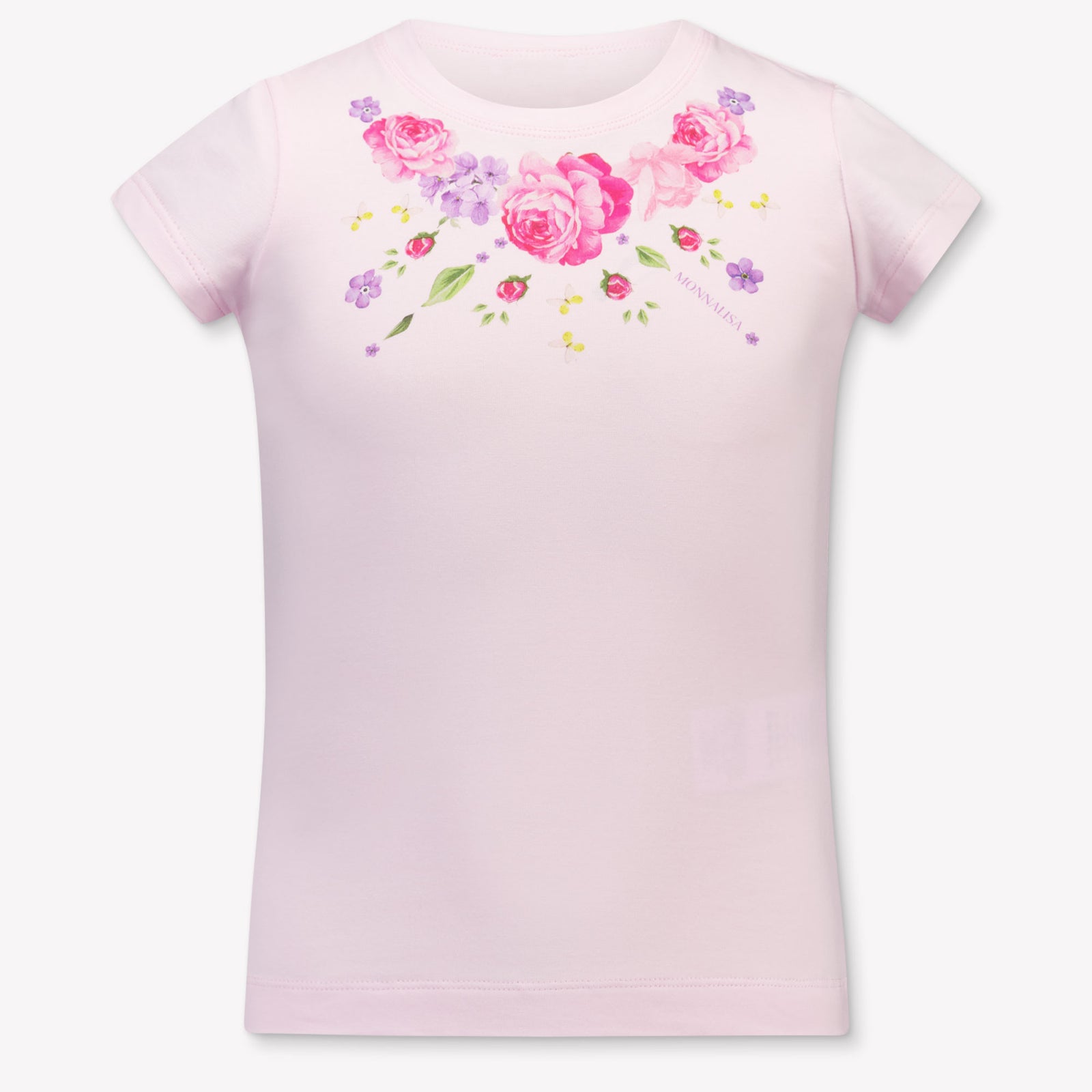 MonnaLisa Kinder Meisjes T-Shirt In Licht Roze