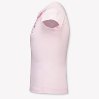 MonnaLisa Kinder Meisjes T-Shirt In Licht Roze
