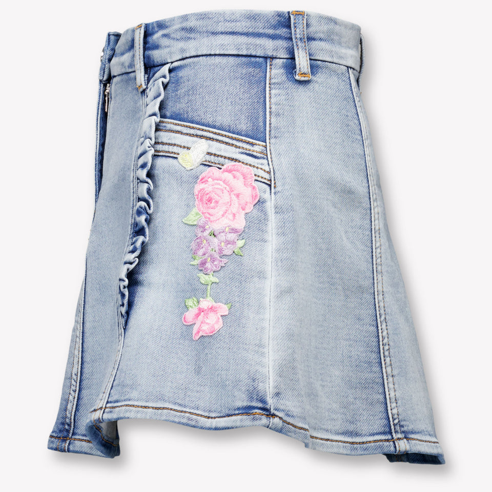 MonnaLisa Kinder Meisjes Rokje In Jeans