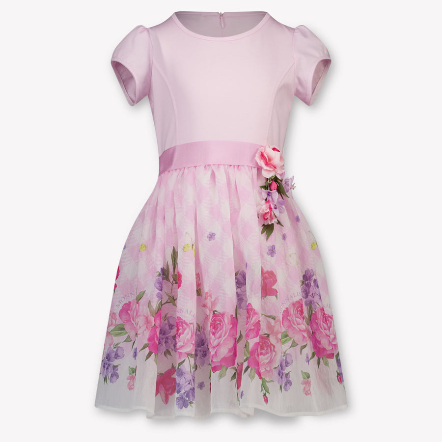 MonnaLisa Girls Dress in Light Pink