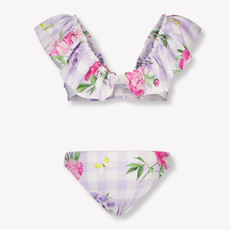 MonnaLisa Kinder Meisjes Zwemkleding In Lila