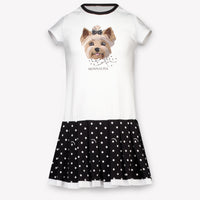 MonnaLisa Kids Girls Dress In White
