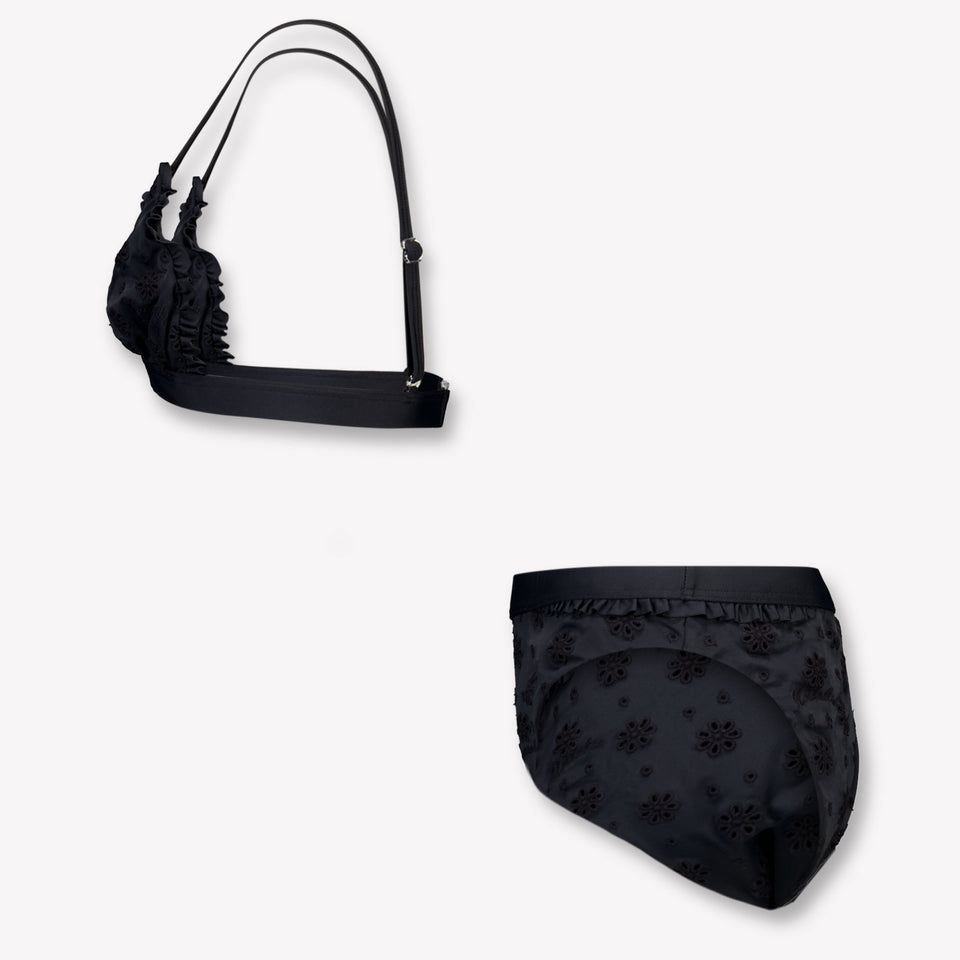 MonnaLisa Kinder Meisjes Zwemkleding In Zwart