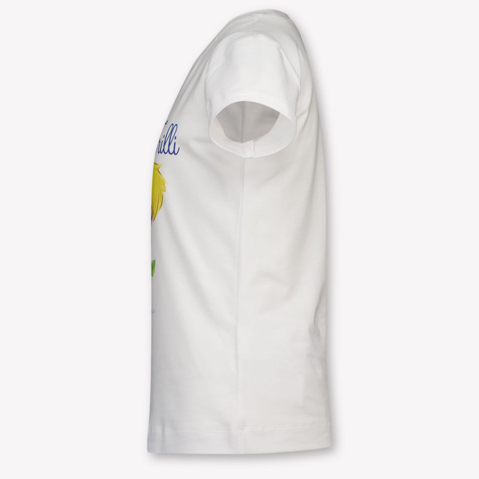 MonnaLisa Kinder Meisjes T-Shirt In Wit