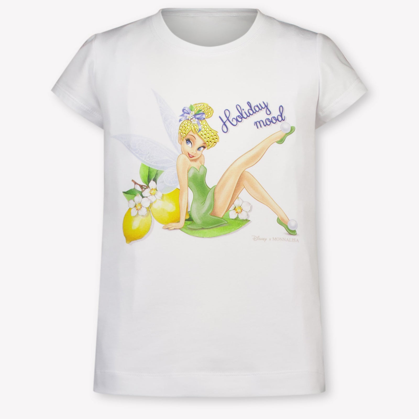 MonnaLisa Kinder Meisjes T-Shirt In Wit
