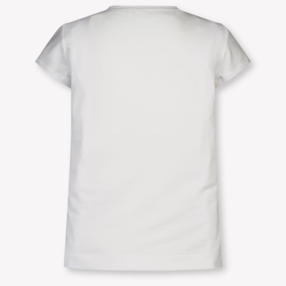 MonnaLisa Kinder Meisjes T-Shirt In Wit