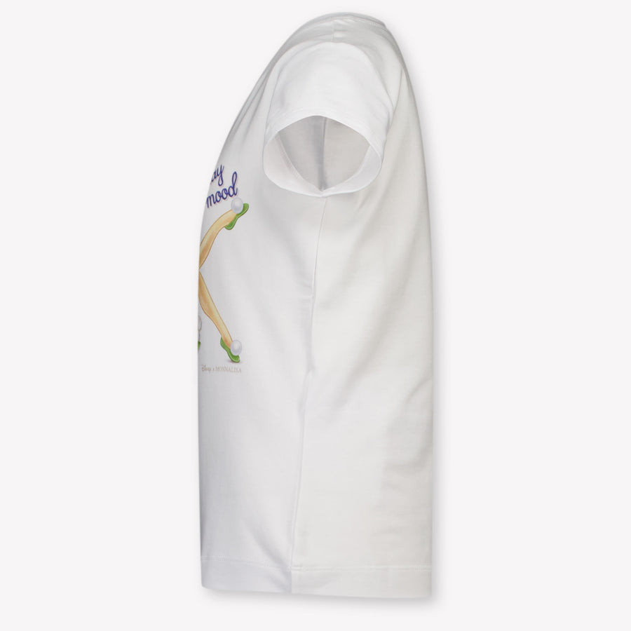 MonnaLisa Kinder Meisjes T-Shirt In Wit