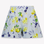 MonnaLisa Kinder Meisjes Shorts In Licht Blauw