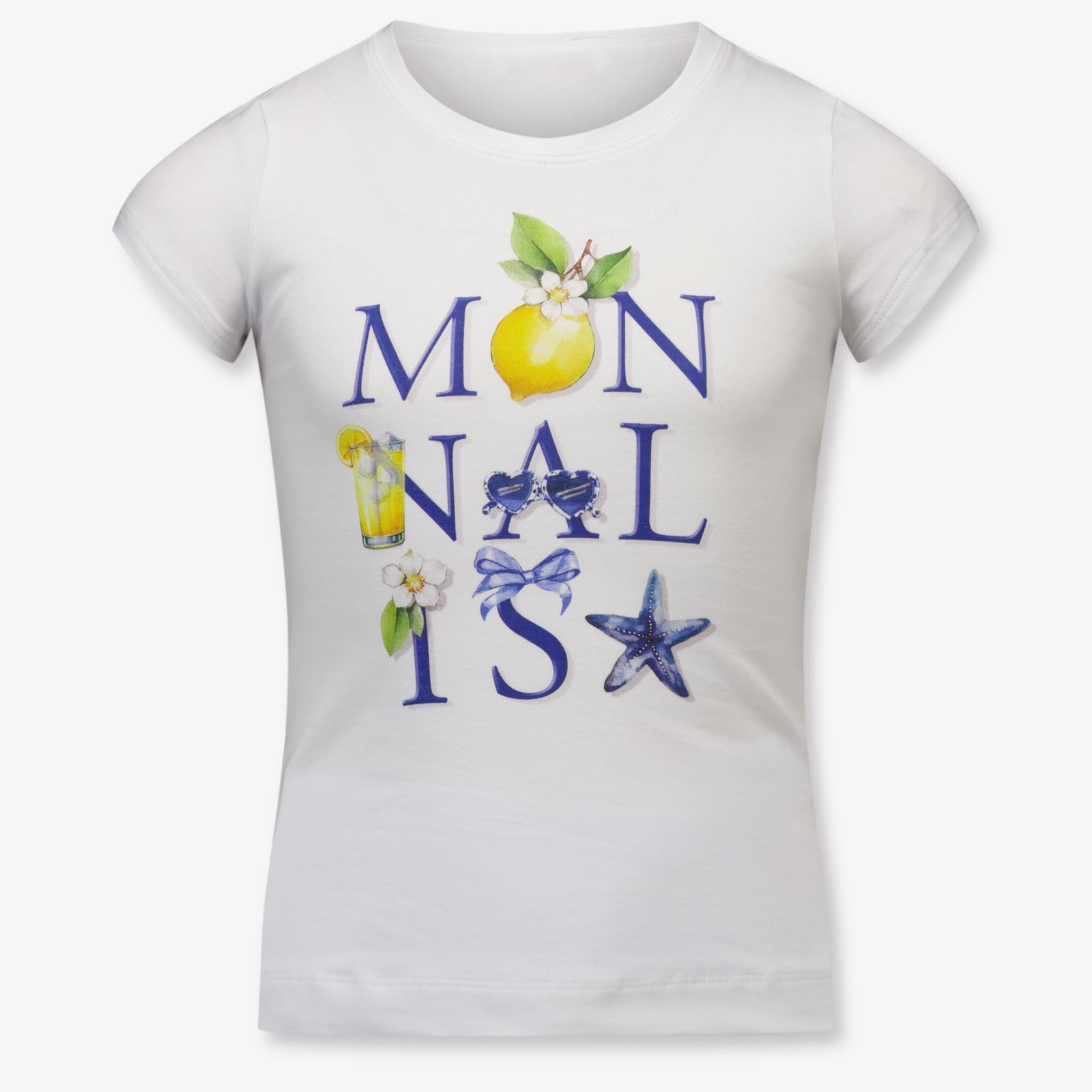 MonnaLisa Kids Girls T-Shirt In White